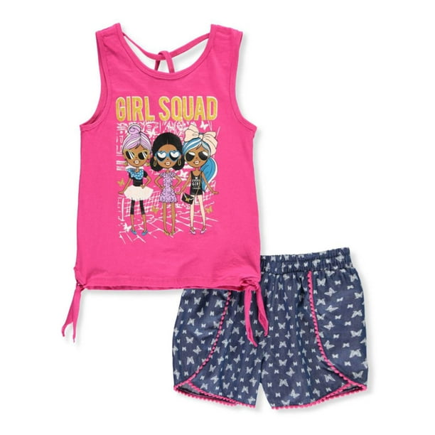 Real Love Girls 2-Piece Shorts Set Outfit
